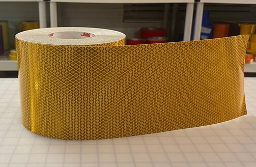  LAMINA  ADHESIVA REFLECTANTE AMARILLO 185mm x 50 Metros - 5810 NIVEL 2 - RA2 - SEÑALES