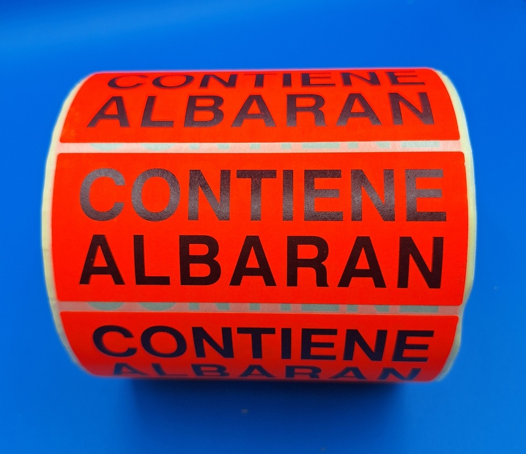 ETIQUETA CONTIENE ALBARÁN - ROLLO 1000 UDS