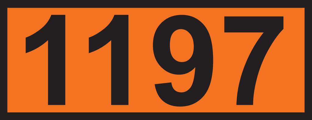PANEL NARANJA 300X120 MM UN+NUM PERSONALIZADO - Bobina 50 UDS -