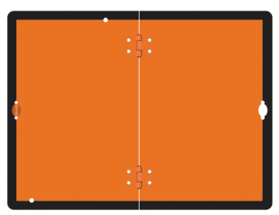 [PANEL ADR VERTICAL - 91219 - V11] Panel Naranja Plegable ADR  400x300 mm - Vertical