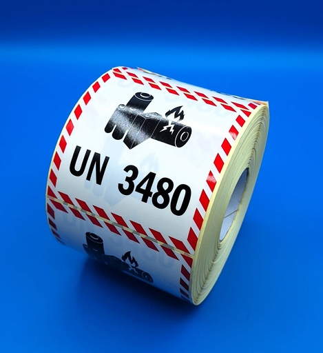 [BT001] [ET022] BATERIA DE LITIO UN 3480 - 100X100 mm - BOBINA