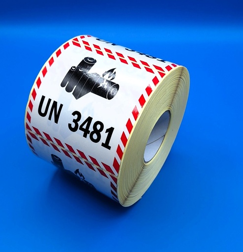 [BT002] BATERIA DE LITIO UN 3481 - 100X100 mm - BOBINA